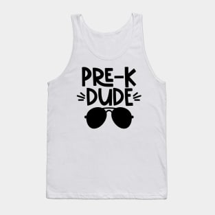 Pre-K Dude Funny Kids Back to School Tank Top